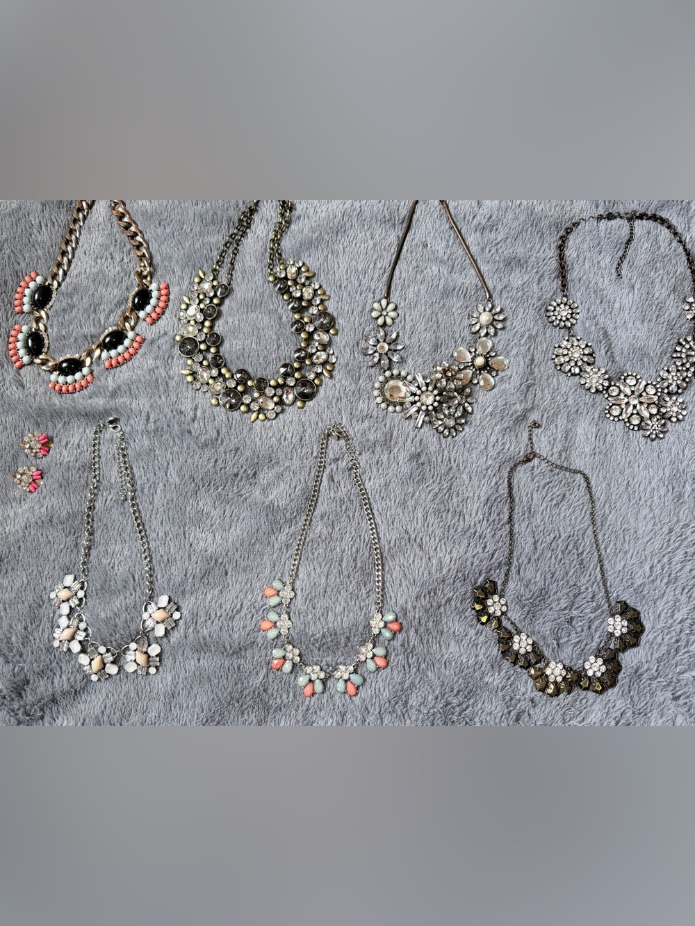 Lot of Rhinestone Fashion Necklaces